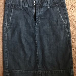 Eddie Bauer jean skirt
